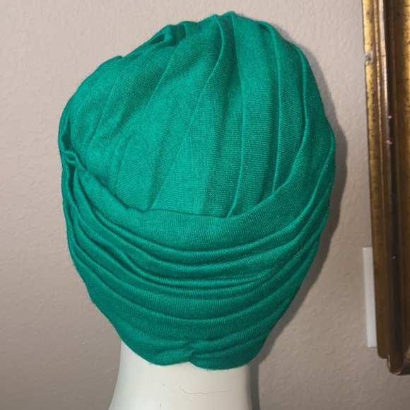 Vintage Twisted AN ORIGINAL BY DAYNE WOOL HAT Turban Head Wrap - Picture 4 of 6